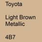 Preview: Toyota, Light Brown Metallic, 4B7.